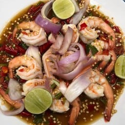 ยำกุ้งสุก
