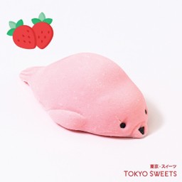 โมจิแมวน้ำ รสครีมสตรอว์เบอร์รี่