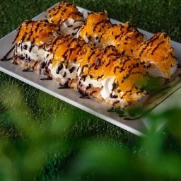 โรตีเน้นเครื่องหน้าตลาดโกดัง