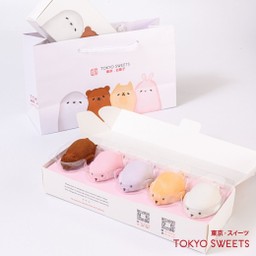 Gift Box 5 ชิ้น - โมจิแมวน้ำและพี่หมี