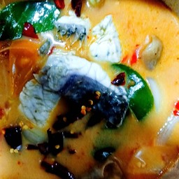 ต้มยำปลากะพงน้ำข้น