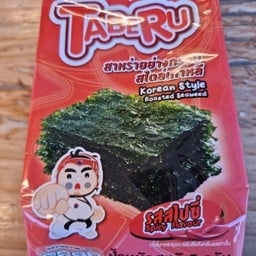 ส่าหร่ายแผ่นทาเบรุ4กรัมรสสไปซี่