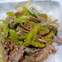 ข้าวราดพริกหยวกหมู