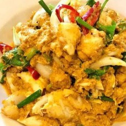 ผัดผงกะหรี่ (กับข้าว)