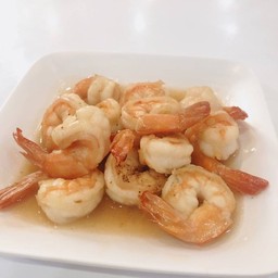 กุ้งเล็ก(กุ้งขาว)ทอดกระเทียม