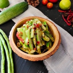 ตำแตง(ปู-ปลาร้า)