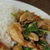 ข้าวกะเพรา(เลือกเนื้อสัตว์)