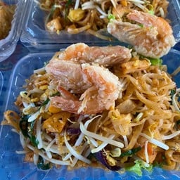 ผัดไทยกุ้งสด