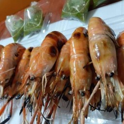 ข้าวไข่ข้นห่อหมกทะเล  เจ๊เตย ตลาดนัดจตุจักร 2 มีนบุรี
