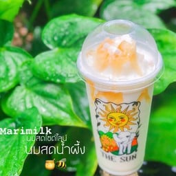 นมสดน้ำผึ้งแท้ปั่น ฟรีเจลลี่น้ำผึ้ง