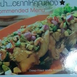 ปลาทับทิมลุยสวน