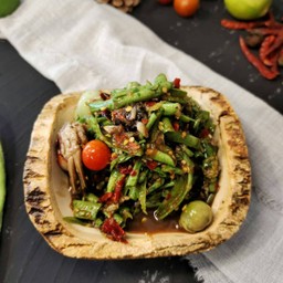 ตำถั่วฝักยาว