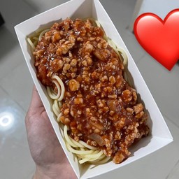 สปาเก็ตตี้ผัดซอสหมูสับ เข้มข้น