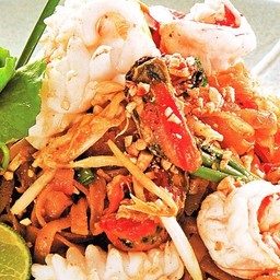 วุ้นเส้นผัดไทยทะเล