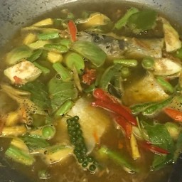 ปลาเนื้ออ่อนแกงป่า