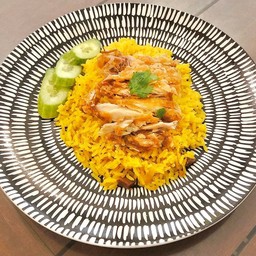 ข้าวหมกไก่ทอด