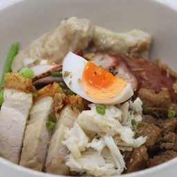 บะหมี่ เกี๊ยวกุ้ง ฮ่องเต้(ใส่ทุกอย่าง)
