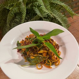 สปาเก็ตตี้หอยลายผัดพริกเผา