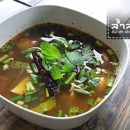 ต้มแซ่ปหมูสดนุ่มๆปรุงในน้ำซุปรสลำๆนัวๆ
สูตรเฉพาะร้านล้ำลำ  