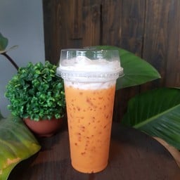 ชานมเย็น ( ชาไทยสีส้ม )