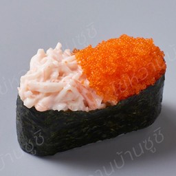 สลัดปูอัด + ไข่กุ้ง