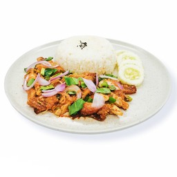 ข้าวยำไก่ย่าง