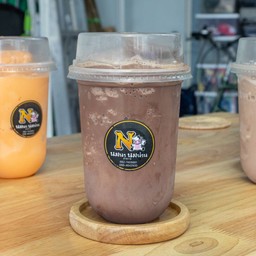 นมซุปเปอร์แบล็คโกโก้ปั่น