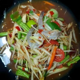 ตำกุ้งสด