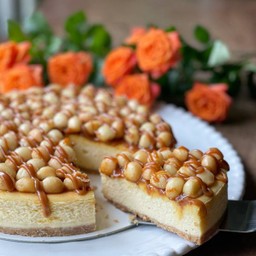 คาราเมลแมคคาเดเมียชีสเค้ก