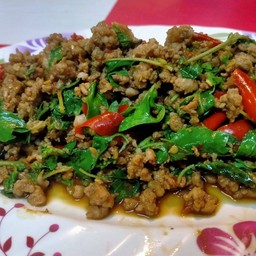 กะเพราหมู