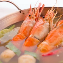 ต้มยำกุ้งแม่น้ำ|น้ำใส