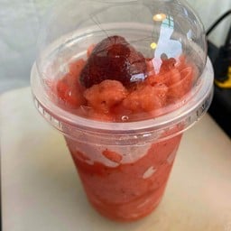 น้ำมะพร้าวปั่นนมสด