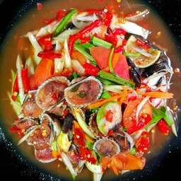 ตำหอยแครง