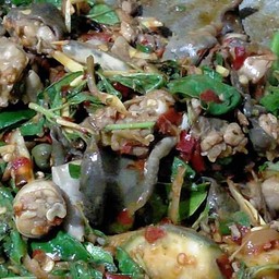 ผัดเผ็ดกบ