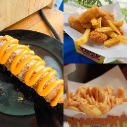 ฮอตดอก ชีสซี่ฟราย cheesy fired ซอยอัสสัมชัน ศรีราชา