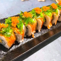 [อร่อยซ่ากับโค้ก] Kani  Roll (8คำ) +  โค้ก ออริจินัล (ขวด) 