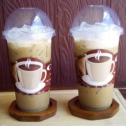 คาปูชิโน่ หวานน้อย นมสด คั่วกลาง