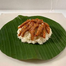 หมูแดงทอดกระเทียม
