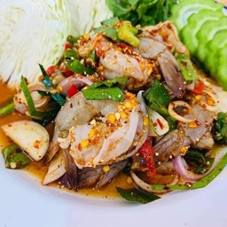 ลาบกุ้งดิบ