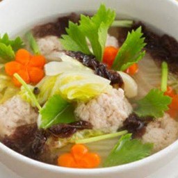 ต้มจืดเต้าหู้หมูสับ+สาหร่าบทะเล