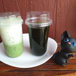 ชาเขียว น้ำผึ้ง แก้ว 24 oz.