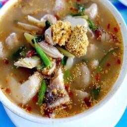 ต้มยำพุงปลาช่อนไข่ปลา