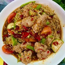 ตำมาม่าหมูเด้งๆๆ