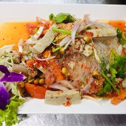 ยำวุ้นเส้นหมูสับ