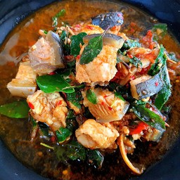 ผัดฉ่าปลาบึก