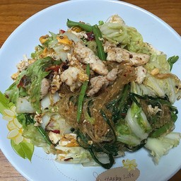 สุกี้แห้งไก่