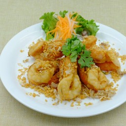 กุ้งทอดกระเทียม