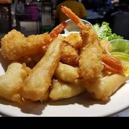 กุ้งชุปแป้งทอด