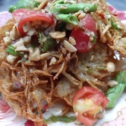 ตำทอดทะเล (มะละกอ)