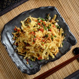 เห็ดเข็มทองผัดพริกเกลือ